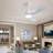 Whisper 54" 3-ABS Blade Modern Smart Ceiling Fan with LED Lights and Remote-189843312