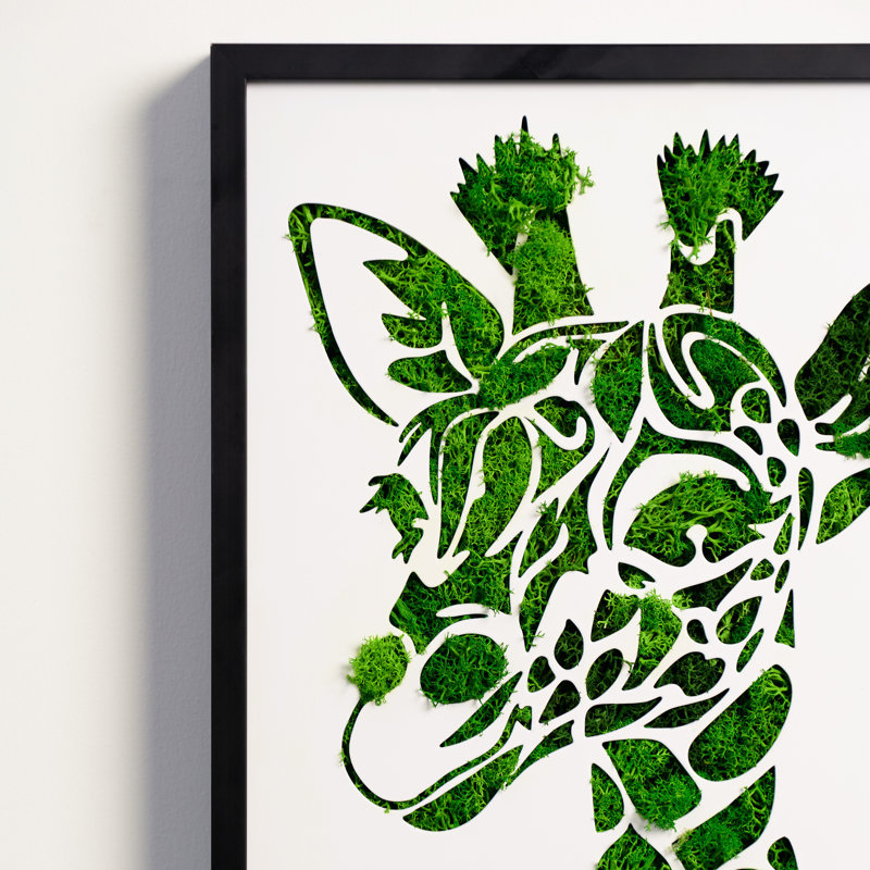 Décoration murale girafe