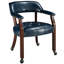 Chaise de salle à manger à accoudoirs pivotants touffetés LUMera Collection cerise-2028501654-2030762714
