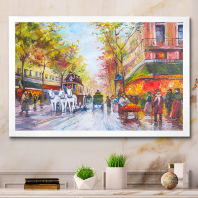 Paris - reproduction de cadre flottant sur toile