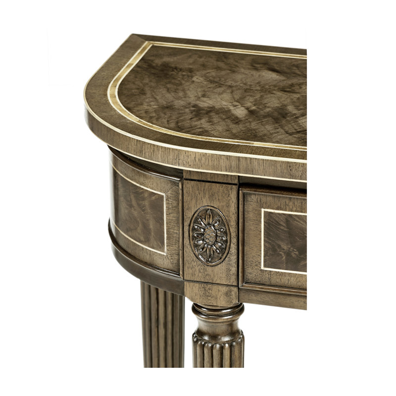 Buckingham 54'' W Solid Wood Console Table, Bleached Mahogany
