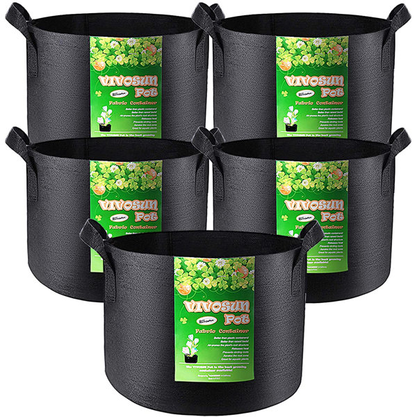 Viagrow Nursery Grow Bags (25 Pack), 7 Gallon