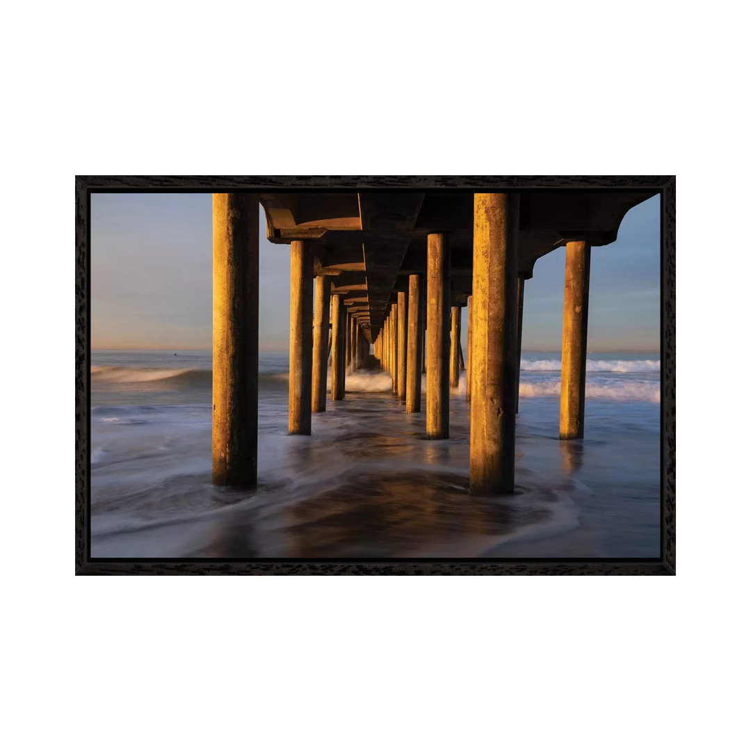 Manhattan Beach Pier von unten, Kalifornien, USA