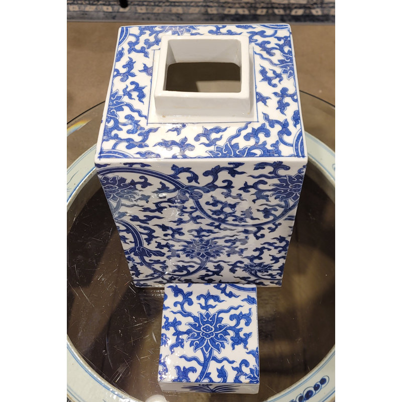 Handmade Porcelain China Ginger Jar