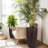 Set Of 2 Faux Rattan Tall Planters Outdoor Indoor Large Planters With Water Level Monitor Inner Bucket, Automatic Watering, Flower Plant Pots For Garden, Patio, Porch, Backyard (22 Inch )-1089790395