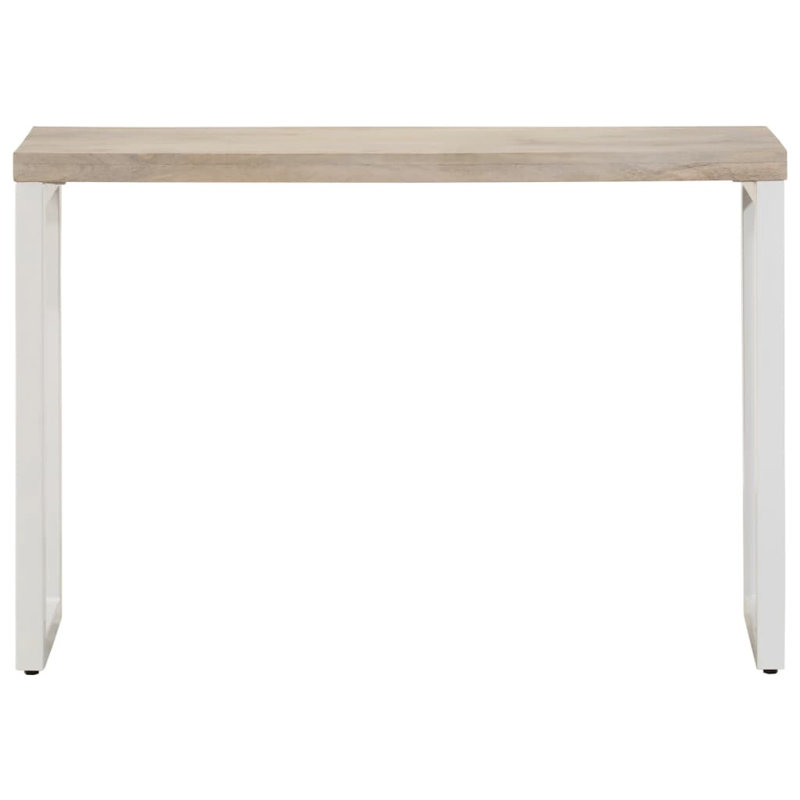 110cm Solid Wood Top Console Table