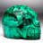 Malachite Skull
