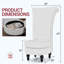 Velvet Side High-backed Chair-2115998551