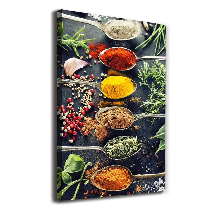 Spices - Wrapped Canvas Print