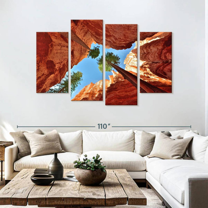 Alvord Bryce Canyon Trees, 54'' H x 84'' W