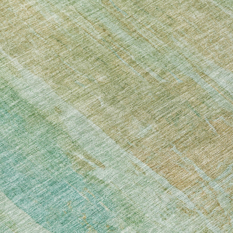 Tapis abstrait lavable à la machine intérieur / extérieur ACN2309 Chantille, Rectangle 1 pi 8 po x 2 pi 6 po