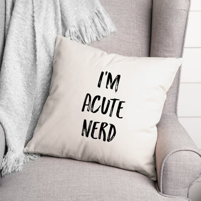 Coussin I'm Acute Nerd