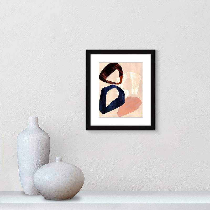 Loop III Print par Violets Print House, L 13 po x H 15 po, Imprimé mat, Noir satiné
