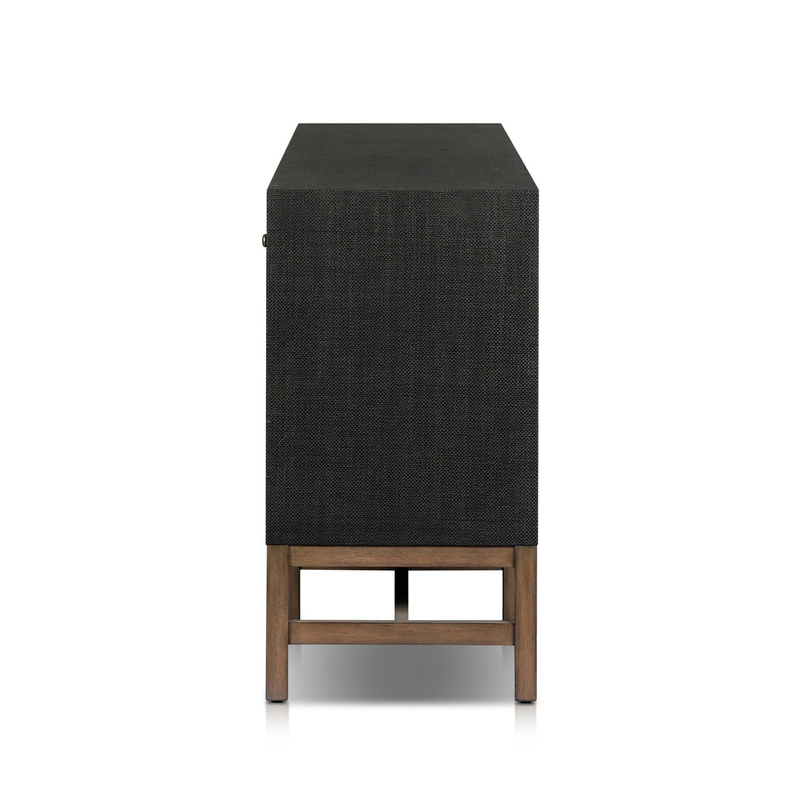 Hakana Ruthe Sideboard-Black Raffia, Black