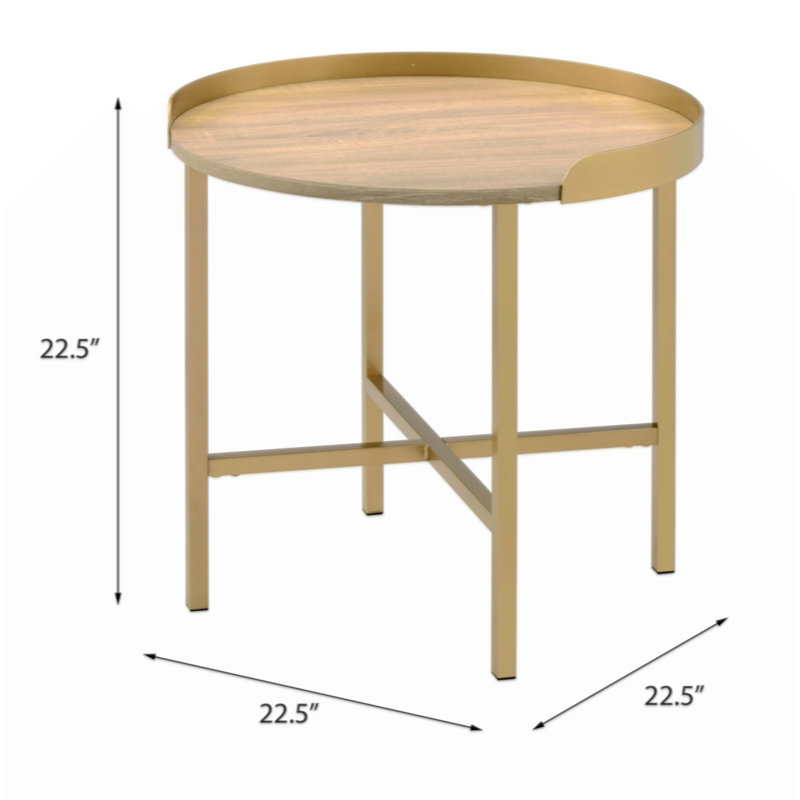 End Table With Tray Top