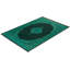 Tapis noué à la main unique en son genre Holsworth - vert