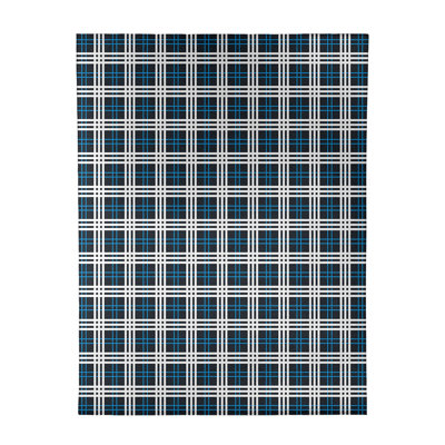 Tapis noir à carreaux