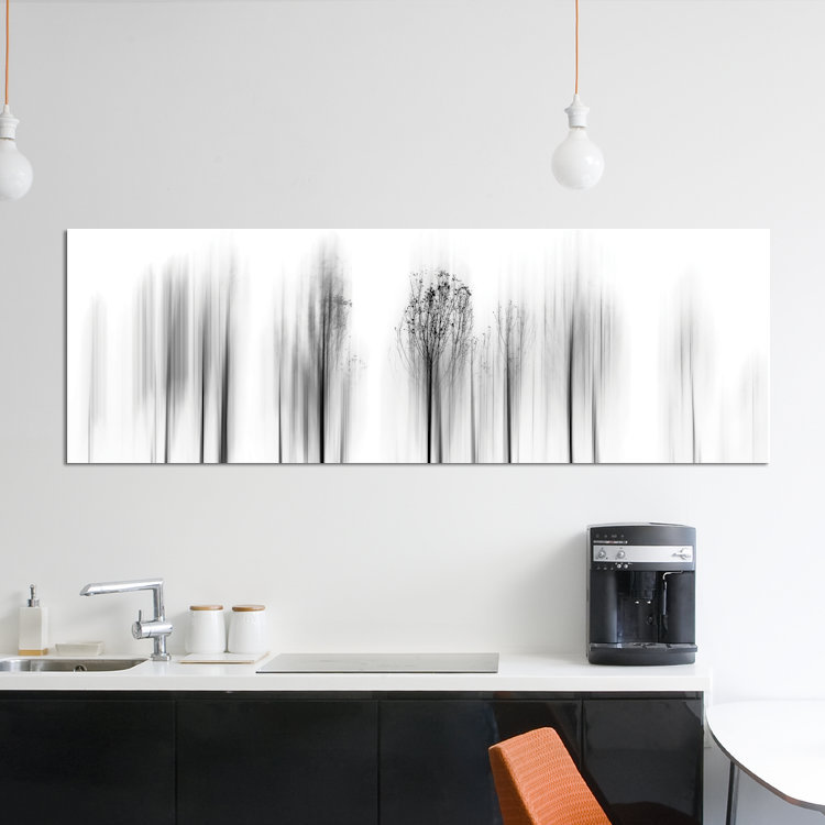 « leave winter behind », reproduction d’impression sur toile, H 12 po x l 36 po x P 1,5 po, Toile tendue