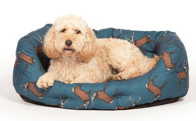 Cotton Pet Bed, 26 cm H x 64 cm W x 53 cm D