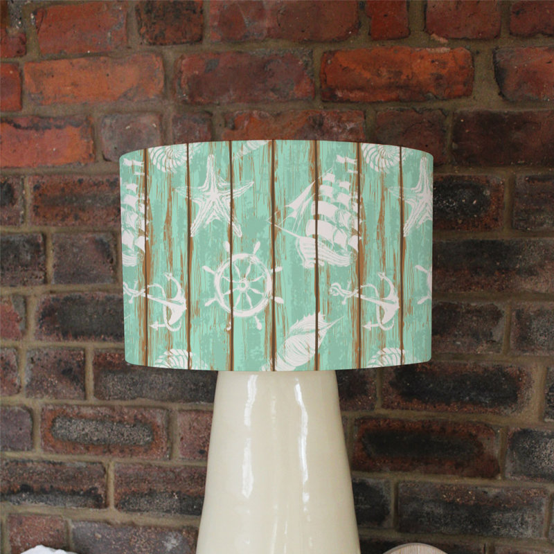 Drum Cotton Lamp Shade ( Uno ), 22cm H x 25cm W x 25cm D