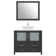 Karson 36'' Single Bathroom Vanity with Engineered Marble Top with Mirror