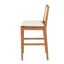 Ensemble de 2 tabourets de bar d'extérieur avec coussin Kirkby