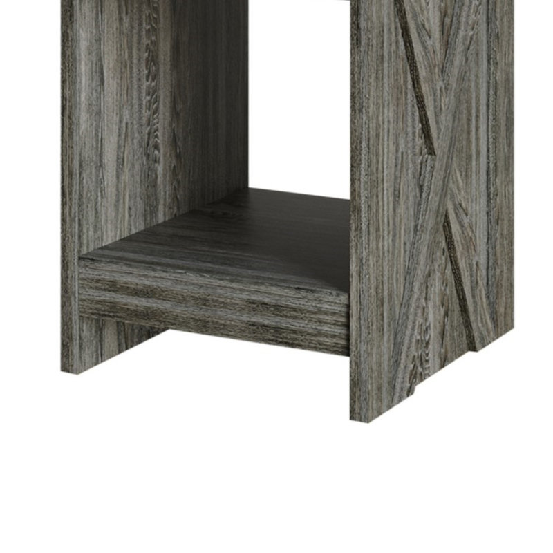 Ensemble de tables basses 3 pièces Modern, Gris foncé