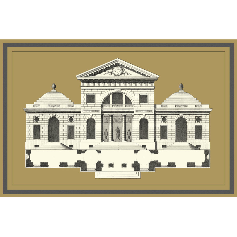 Grand Facade II by Deneufforge - Wrapped Canvas Print, 30cm H x 46cm W x 3.8cm D
