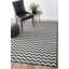 Tapis ivoire / noir Cunningham-22946705