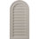 Cathedral Gable Vent Louver, Non-Functional