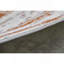 Tapis gris doux à motif abstrait rouille et lavable à la machine-1147451623