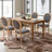 Amando 19.7" H Upholstered Side Chair King Louis Back Solid Wood Dining Chairs-92364430-68801126
