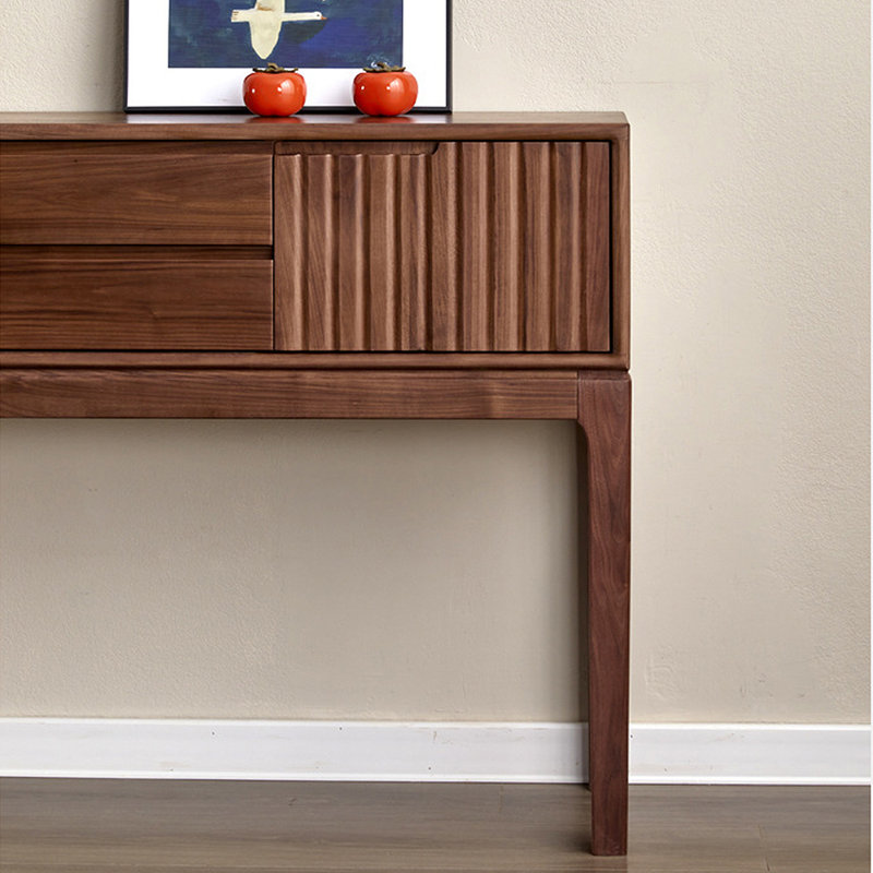 Modern minimalist tall legs storage cabinet, 35.43" H x 39.37" W x 13.78" D