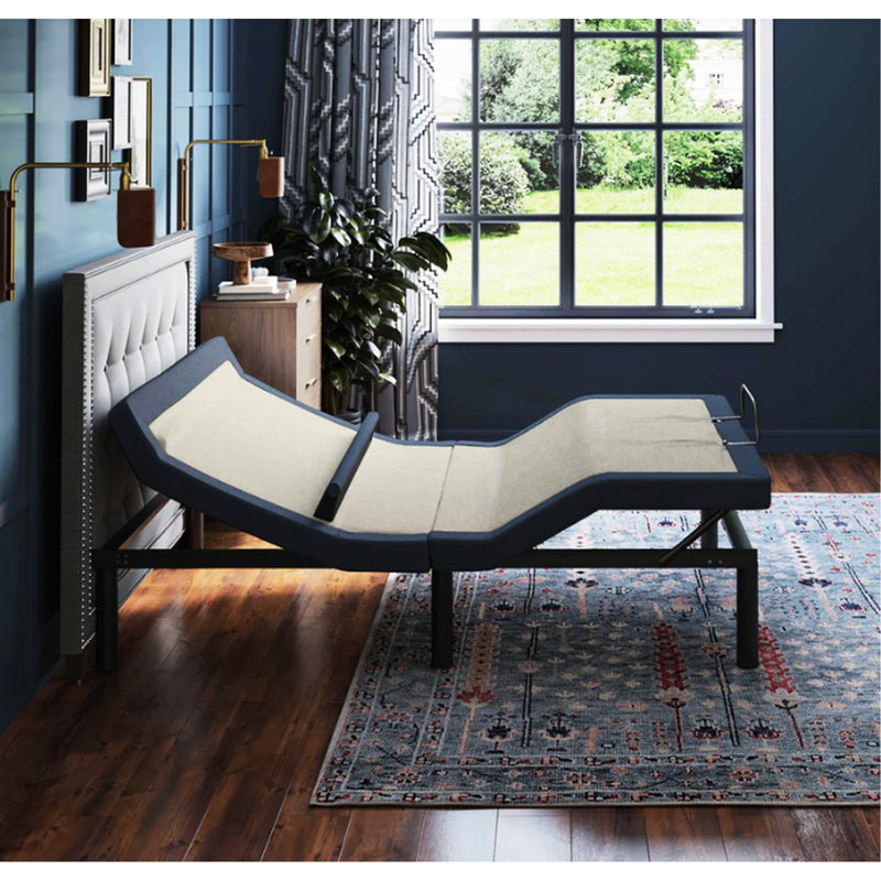 Queen Adjustable Bed Base Os65: Head/foot Tilt, 2 Ports, Memory Position Os65 For Queen: Lumbar Adjustment, 3 Modes, Flashlight Remote