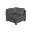 Ensemble de canapé modulaire en chenille gris modulaire 6 pièces