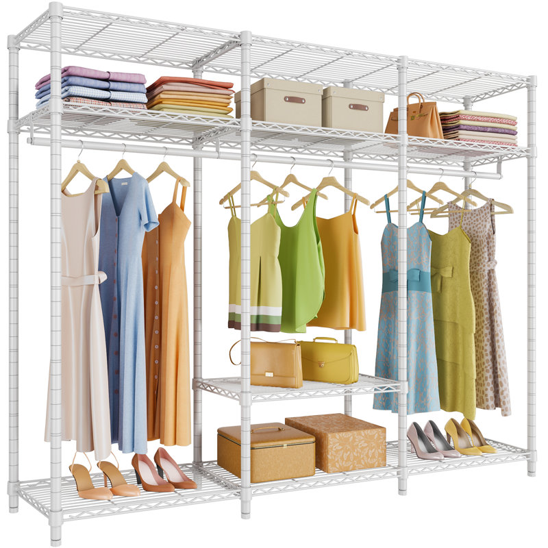 VIPEK V30 Heavy Duty Clothes Rack, Max Load 870LBS, White