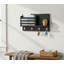 Wood Wall Organizer with Key Hooks-782183463