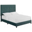 Lit tapissier pour grand lit en velours