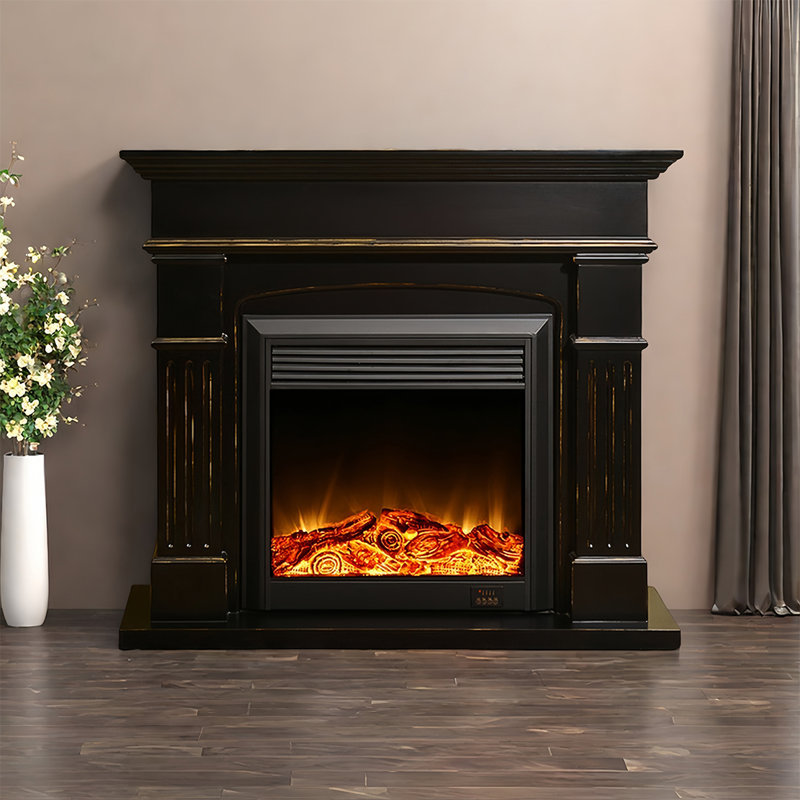 European style decorative heating fireplace