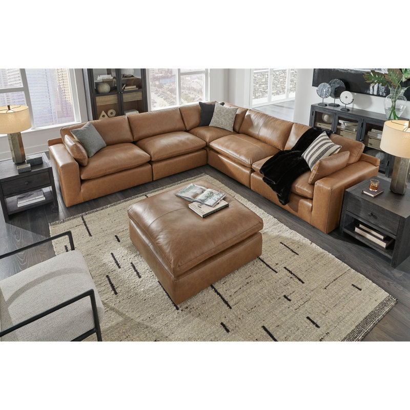 Canapé modulaire 5 pièces rembourré