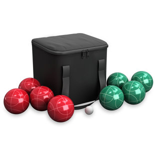 Bocce Ball Set - Lawn Game for Backyard, Beach, or Wedding with with Bocce Balls and  Carrying Case