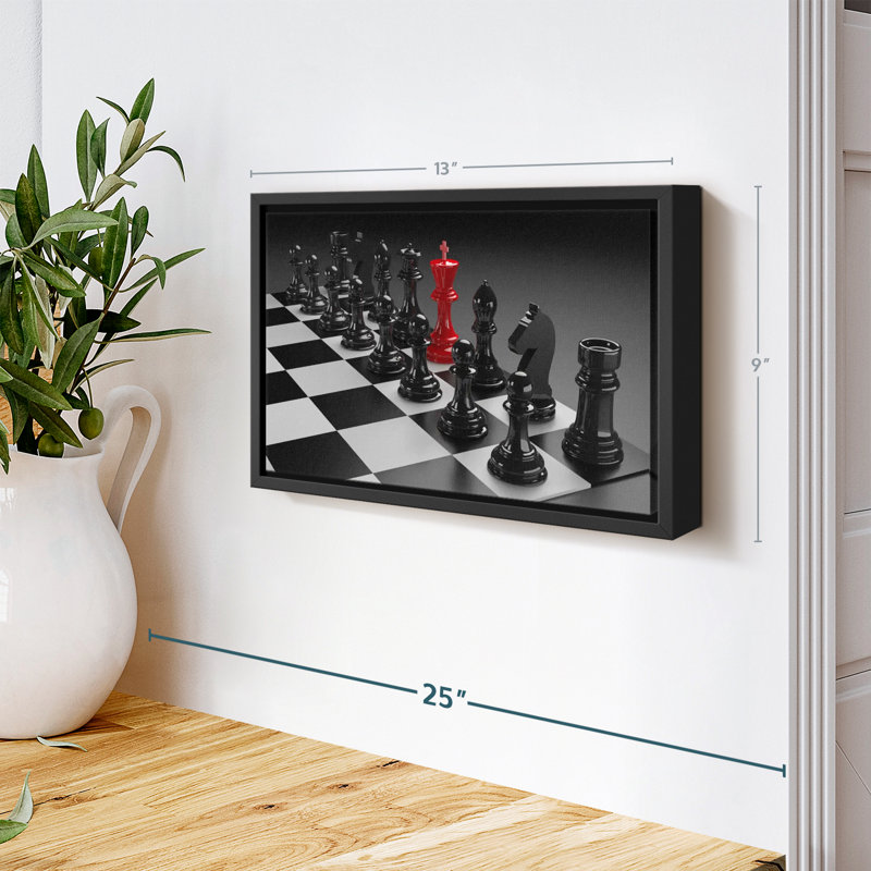 «Chess Set Pop Wall Art», H 9 po x l 13 po