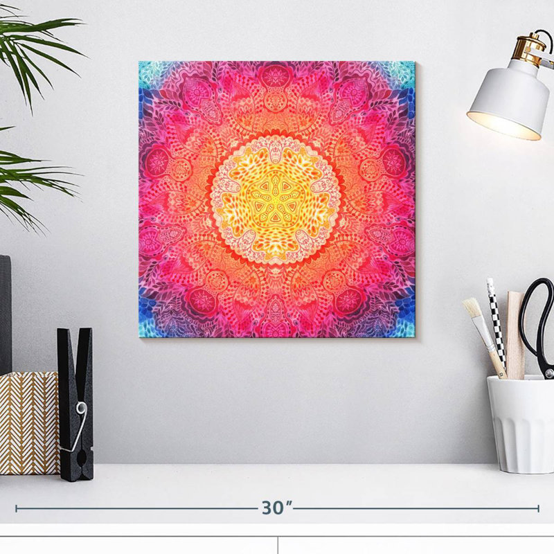 Mandala oriental Avery, H 16 po x l 16 po