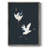 Cranes on Indigo II Framed Print - Solid Wood-997087095