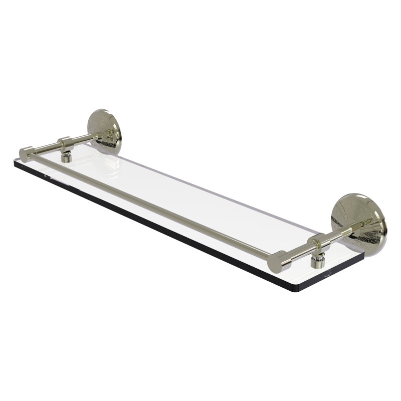 Étagère murale l 22 "Tilney, Nickel poli