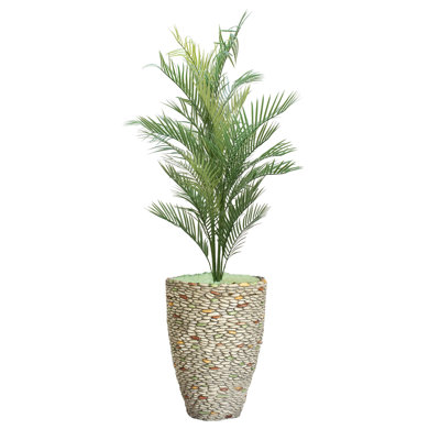 Palmier fluorescent haut de 48 po (lueur dans le noir) avec pot de fleurs Panama