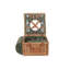 Deluxe 2 Person Wicker Fitted Picnic Hamper with Tweed Effect Lining