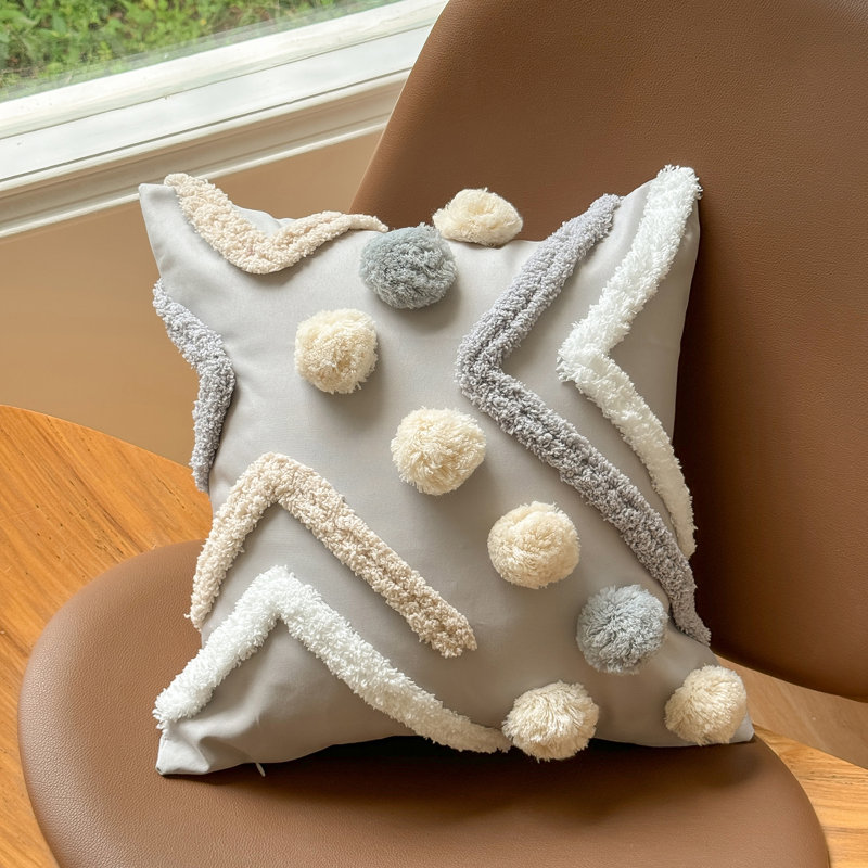 Boho Tufted Pillow Cover