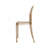 Stackable Amber Acrylic Ghost Event Chairs Set of 4