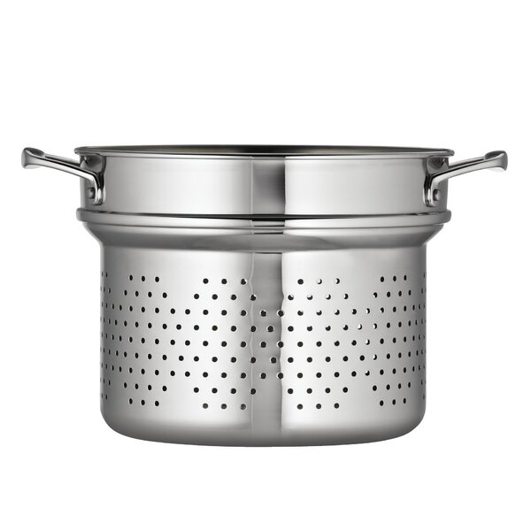 Gourmet Accessories, Pasta Pot with Perforated Insert and lid, 6 quart